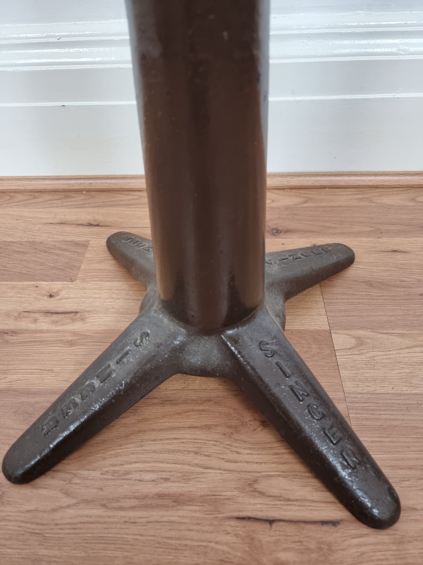 Original Singer Factory Industrial Stool Early 1900’s Cast Iron