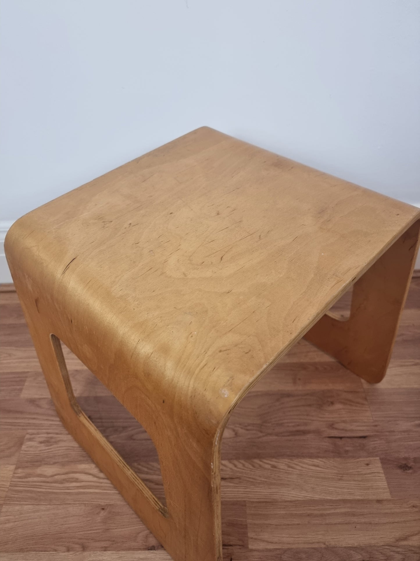 Design Classic Vintage IKEA Plywood 'Benjamin' Stool by Lisa Norinder