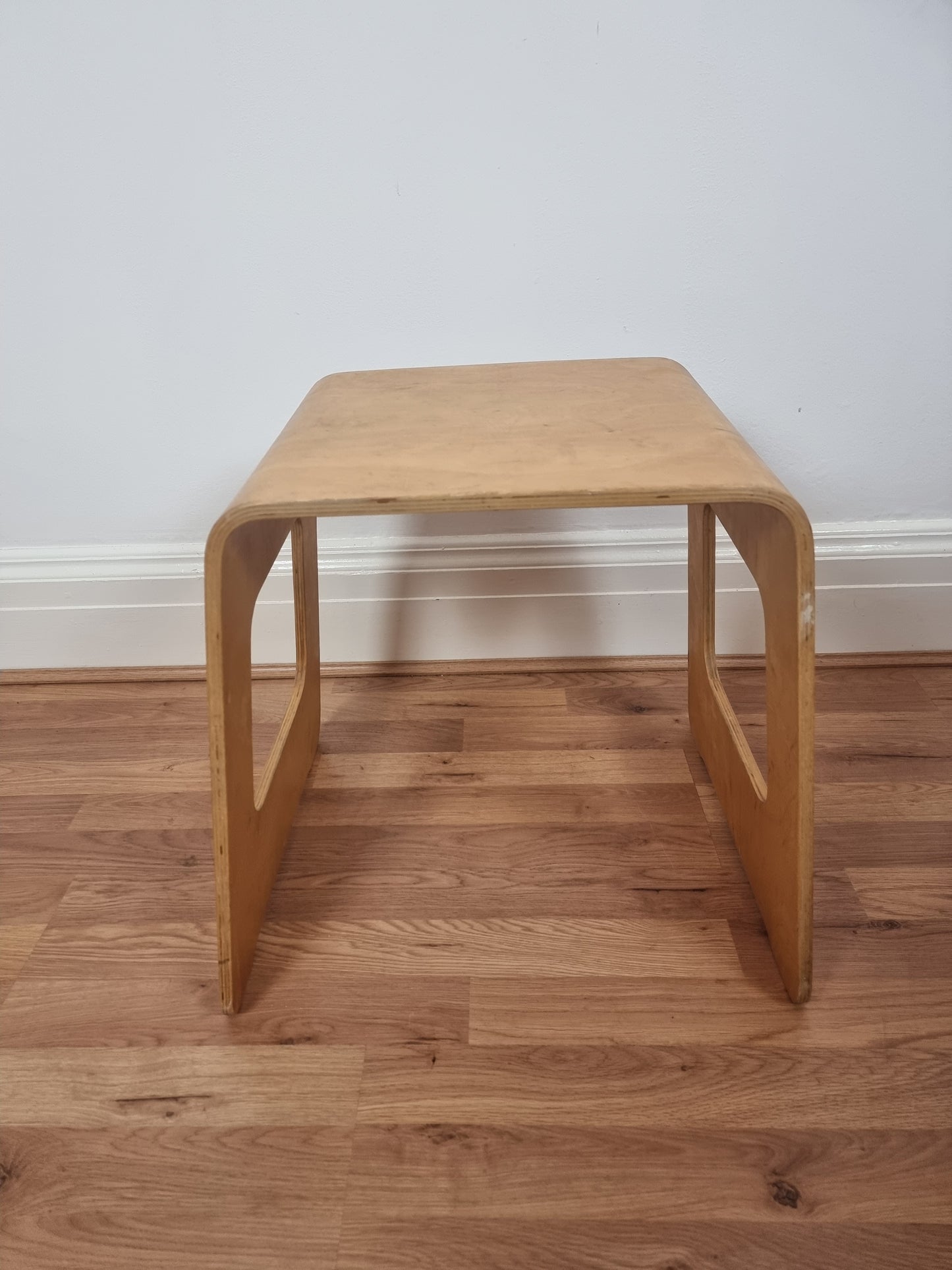 Design Classic Vintage IKEA Plywood 'Benjamin' Stool by Lisa Norinder